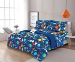 Sapphire Home 8 Piece Space Themed Queen Bedding Set For Boys, Bag, .... Fixed Price $96.65.