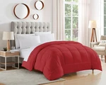 Burgundy Red Comforter College Dorm, Twin/twin Xl Size Bedding Set. Fixed Price $46.27.