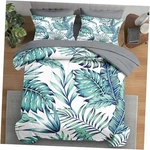 Comforter Set Size, Blue Beach Geometric 7 Pcs Bedding Queen Palm Leaf. Fixed Price $106.83.