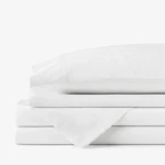 The Company Store Classic Cool Cotton Percale Bed Sheet Set Solid 100%. Fixed Price $35.00.