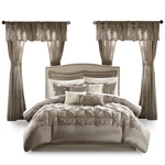 Essentials Room Bag Faux Silk Comforter Set - Luxe Diamond Tufting All S.... Fixed Price $260.23.