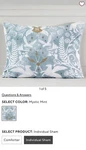 Harry Pottery Barn Magical Damask Individual Pillow Sham Standard Size. Fixed Price $24.00.