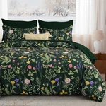 Floral Botanical Butterfly Comforter Set Bed In Bag Lightweight Microfiber. Fixed Price $86.49.