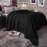 Solid Color Bed Quilt For Adult, Full/queen, Black. Fixed Price $27.35.