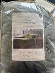 Threshold King 3-PIECE Velvet Comforter Set Sage Green. Fixed Price $85.00.