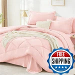 Fuanna 7 Pieces King Size Comforter Set All Season Bed Bag. Fixed Price $148.02.
