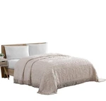 Beatrice Home Fashions Medallion Chenille Bedspread, Twin, Blush. Fixed Price $70.82.