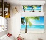 3D Seaside Resort ZHUA015 Bed Pillowcases Quilt Duvet Cover Set Queen King Amy. Fixed Price $86.50.