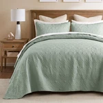 Madison Park Quebec Reversible Quilt Set Damask Design Double Sided Stitching. Fixed Price $82.86.