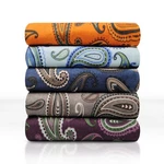 100% Cotton Flannel Floral Paisley Deep Pocket Sheet Pillowcase Bedding Set. Fixed Price $88.00.