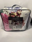 Bebejan Magenta Floral 5 Piece Reversible Comforter Set 100% Cotton Sateen. Fixed Price $97.49.