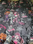 Monster High Reversible Comforter Franco 2012 Twin 86 X 64. Fixed Price $49.99.