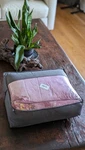 Perfemet: Burgundy & Gold Watercolor Marble Bed In Bag Comforter (full Size). Fixed Price $25.00.