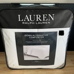 Ralph Lauren Down Alternative Comforter 90X92 - Full/queen New. Fixed Price $169.99.