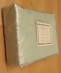 Basics 200 Linens Collection Twin Set:flat & Fitted Sheets/pillowcase Sage Color. Fixed Price $9.99.