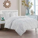 Vcny Home Carmen Pintuck Piece Queen Comforter Set T4102311. Fixed Price $69.99.