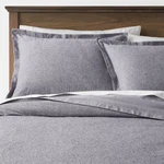 Threshold King Cotton Linen Chambray Duvet Set - Navy. Fixed Price $35.99.