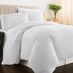 Pure 100% Cotton King Duvet Cover With Shams, Luxurious 400 Thread Count Long St. Fixed Price $164.99.