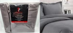 $70 Tribeca Living Valencia Duvet Cover Set Gray Twin Sham & Comforter Insert. Fixed Price $24.97.