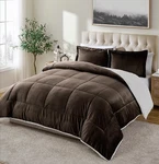 Cathay Home King Comforter Set: Ultra Soft And Plush Reversible Micromink. Fixed Price $145.50.