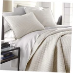 King Bedding Set, Quilted Comforter, / California 02 - Bone. Fixed Price $85.81.