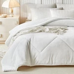 Warmdern Queen Size Velvet Comforter Duvet Insert - 100% Milk Bedding .... Fixed Price $81.70.