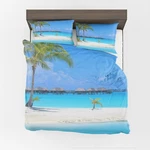 Island Duvet Cover Comforters Beachy Blue. Fixed Price $179.00.