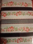 New Package Betsy Johnson 6 Pc Shabby Chic Pink Floral Stripe Sheet Set Queen. Fixed Price $30.00.