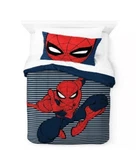 Marvel Spider Man Comforter And Sham Twin Contemporary Stripe Background. Fixed Price $18.00.