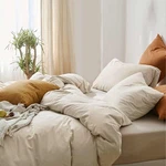 Etdiffe Duvet Cover King Size, Soft Farmhouse Bedding Comforter Set 3 P.... Fixed Price $138.49.