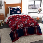 The Northwest Company Washington Nationals 4-PIECE Twin Bed Bag Set. Fixed Price $48.99.
