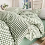Twin Xl Comforter Set Green Gingham Men Boys Geometric Plaid Co.... Fixed Price $77.39.