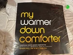 Bloomingdales My Down Comforter Warm Full/queen European White Uec. Fixed Price $92.00.