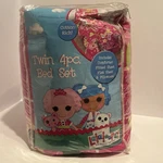 New Lalaloopsy Twin 4PC Bedding Set Comforter Sheet Pillowcase Cotton Rich. Fixed Price $69.99.