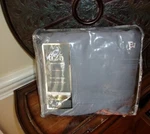 New Sunham Home 625TC Blue Var Stripe Queen Duvet Cover & Shams Set 3PC. Fixed Price $61.09.