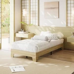 Twin Size Frame Wood Platform Minimalist Bedroom Furniture. Fixed Price $95.99.