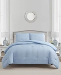 Sunham Riverline Blue 3-PC King Reversible Comforter Set. Fixed Price $40.00.