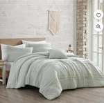 Modern Threads 4 Piece Embellished Comforter Set, Taylor, Sage, King. Fixed Price $52.23.