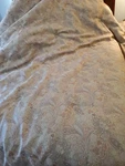 Croscill Golds Gray Reversible Tan Queen Comforter Bedding No Shams 96" X 95" Ec. Fixed Price $59.99.