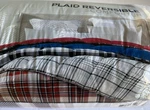 Royal Luxe Full/queen Harrison Plaid/navy Reversible Comforter Microfiber New. Fixed Price $17.99.