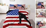 American Flag Comforter Set Hockey Bedding United States Twin Multi 38. Fixed Price $70.93.
