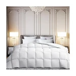 Martha Stewart White Goose Feather Down Fiber Comforter King Size- All Season.... Fixed Price $179.34.