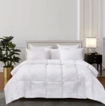 Martha Stewart, 100% Cotton White Feather + Down Comforter (choose Size). Fixed Price $152.00.