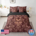 Erosebridal Gothic Damask Bed In Bag Queen Comforter Set 7 Piecehalloween Bat. Fixed Price $172.22.