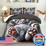 Llyxsesty Cat Comforter Set Twin,grey Kawaii Bedding Adult,cute Ani. Fixed Price $57.72.