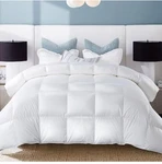 Whatsbedding Full Comforter Feather And Down, White Duvet 82X86 Inch Read Desc.. Fixed Price $44.99.