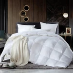 Luxurious Full/queen Size Goose Down Fiber Waterfowl Feather Comforter .... Fixed Price $199.32.