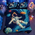 Rupslo Space Astronaut Twin Comforter Set, 5-PIECE Boys Bedding With Galaxy And. Fixed Price $108.31.