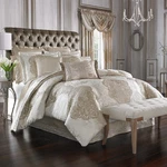 J Queen New York Lascala Gold 4-PIECE Comforter Set. Fixed Price $373.09.