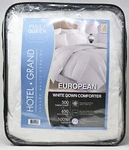 Hotel Grand Cotton European White Down Full/queen Comforter 650 Fill Power New. Fixed Price $128.00.